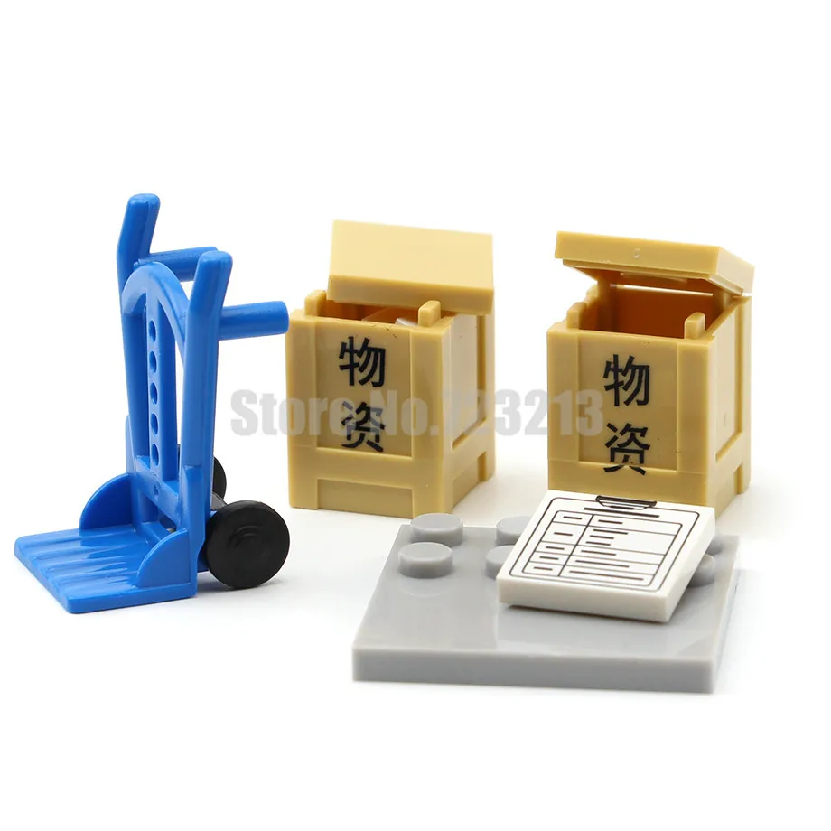 

New City 6pcs Scene Doctor Nurse Volunteer Set Supplies X-ray Hospital First Aid Kit Building Blocks Model Bricks For Children