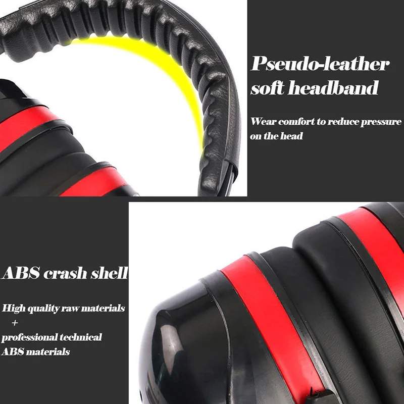 Protection Earmuffs Headset Noise Work Ears On The Head Ear Plugs Anti-Noise Headphones Canceling Headphone Equipment Safety |