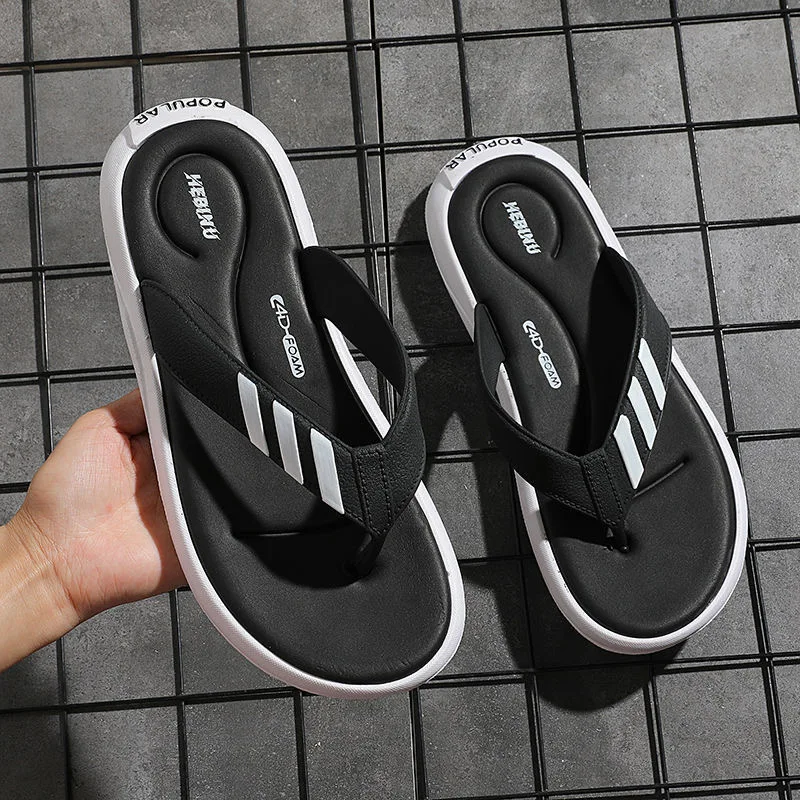

LLTian New Summer Men's Light Luxury Slippers High Quality Beach Sandals Odorless Non-Slip Men's Casual Shoes Large Size 45