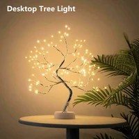 led fairy night light copper wire garland lamp usb battery operated touch switch christmas tree luminary bedroom holiday decor