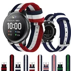 Полосатый нейлоновый ремешок для часов Xiaomi Huami haylou solar ls05Amazfit 2 2SGTR 47 мм браслет EasyFit аксессуары для браслетов