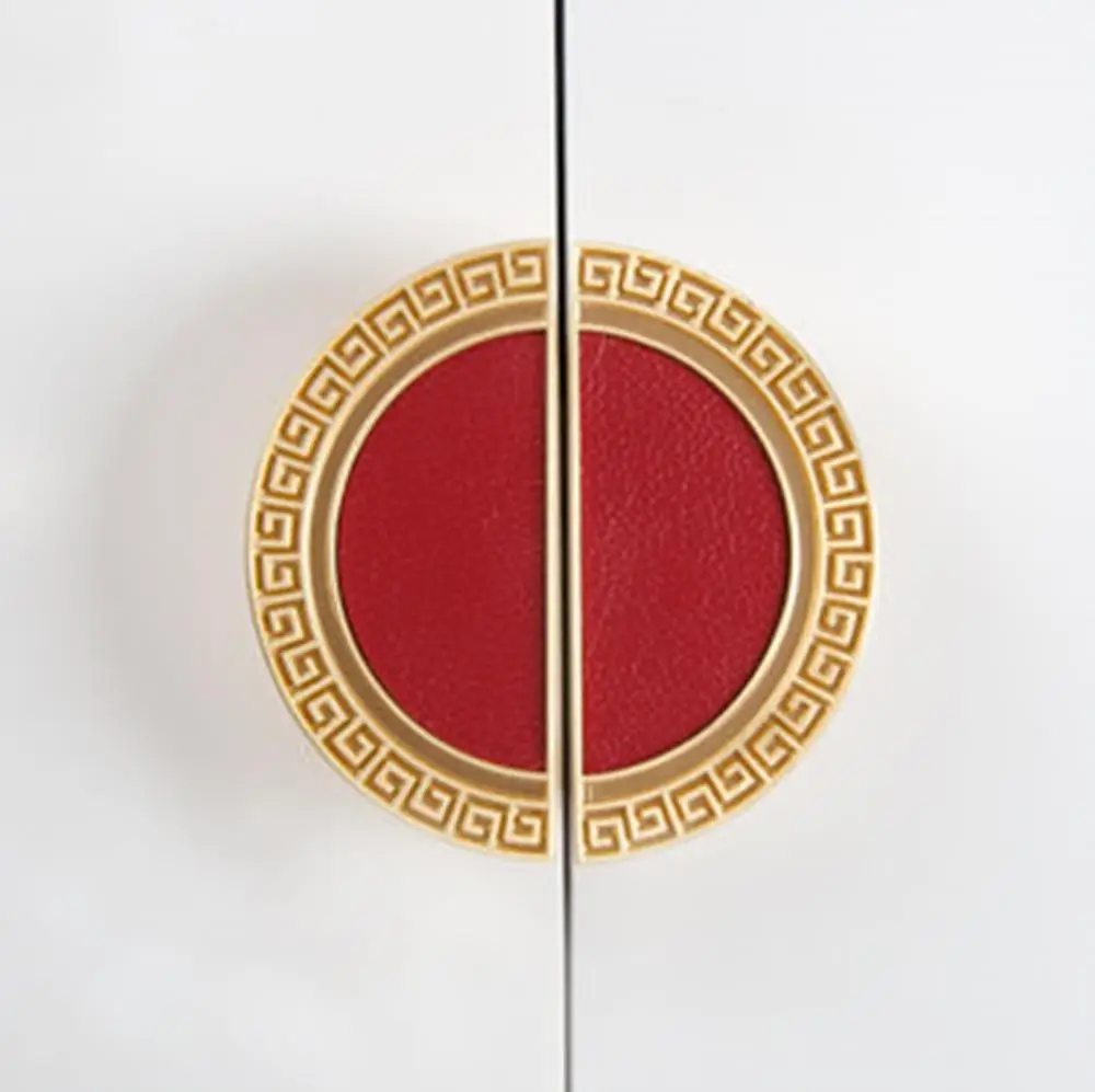 Китайская классическая полукруглая ручка Золотой светильник роскошный ящик