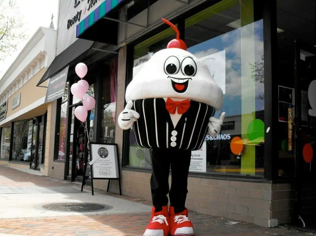 Новый костюм талисмана кекса унисекс для взрослых косплей вечерние игровые