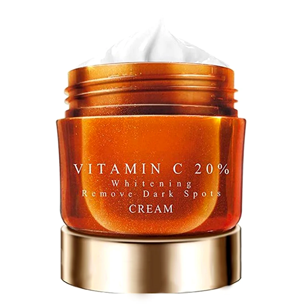 Отбеливающий крем для лица Витамин C 20% VC веснушки удаления темных пятен акне