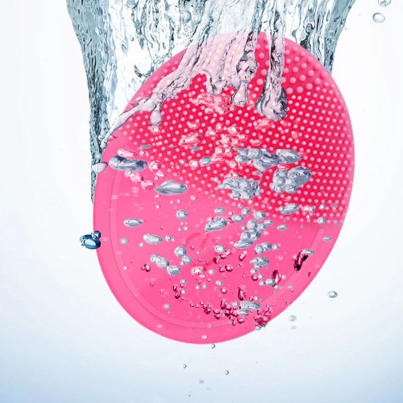 Мини-электрическая силиконовая Чистящая Щетка массажная стиральная машина