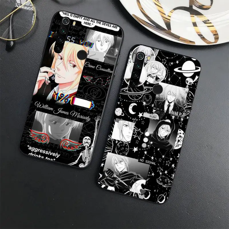 

Moriarty the Patriot patriotism moriarty Phone Case For Xiaomi Redmi note 7 8 9 t max3 s 10 pro lite coque shell cover funda