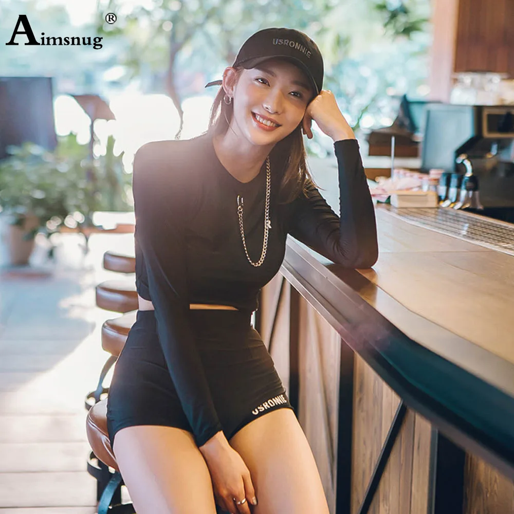 Женский комплект бикини с высоким вырезом купальник из двух предметов