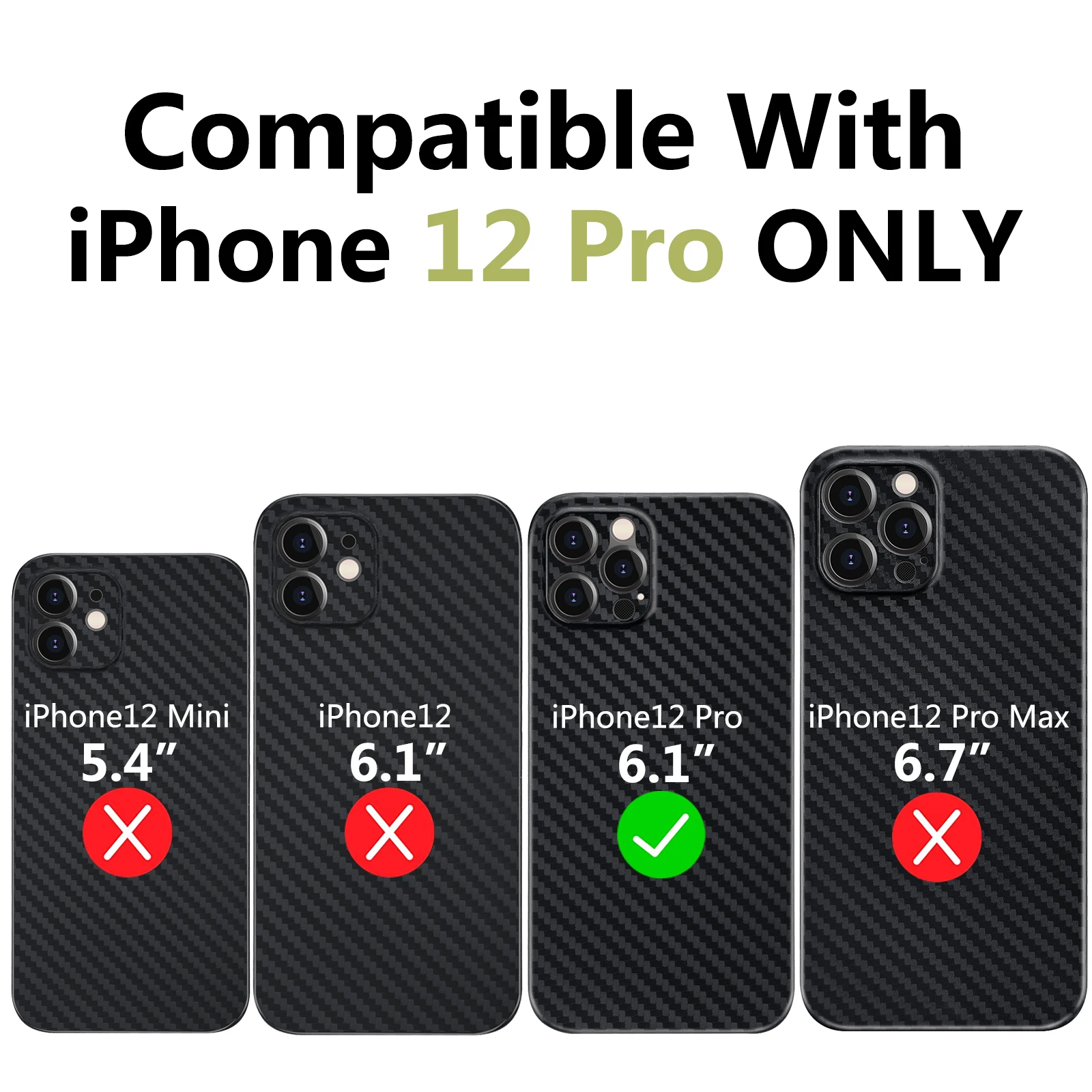 

Чехол из углеродного волокна для телефона серии iPhone, Беспроводная зарядка, легко держать ND998