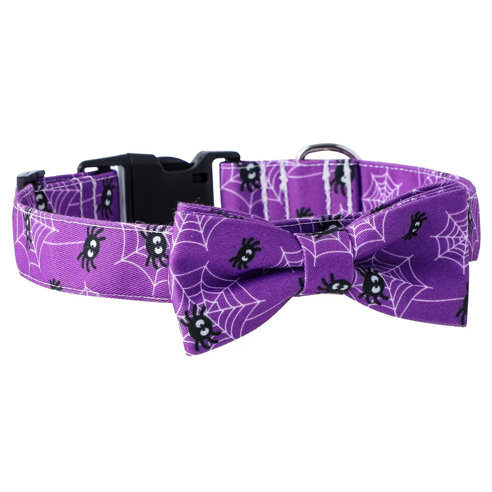 Ошейник для домашних животных на Хэллоуин съемный аксессуар собак пауков тыкв |