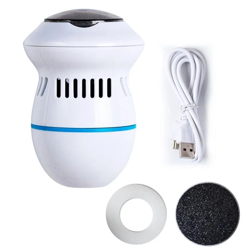 Electric Foot File Vacuum Callus Remover USB Rechargeable Feet Files Grinder Care for Hard Cracked Skin | Бытовая техника