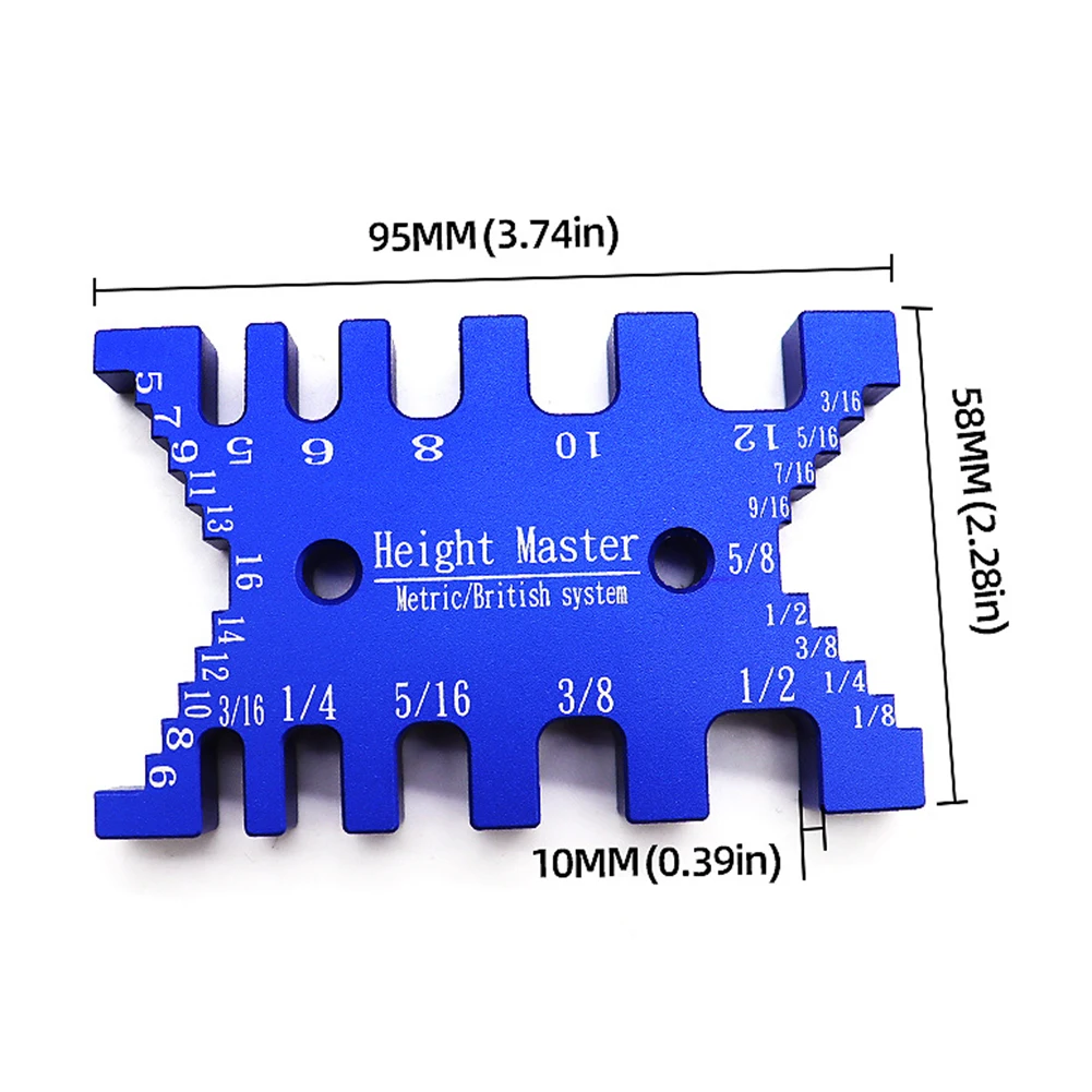 Измеритель высокой точности метрический/дюймовый Калибр для деревообработки