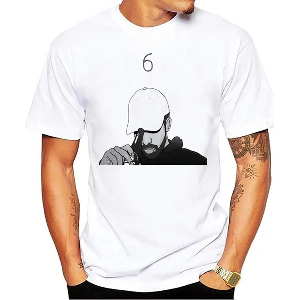 

Men's Hot Trend Rap T-shirt Drake Shirt New Fashion Casual O-neck Shirt S-3XL