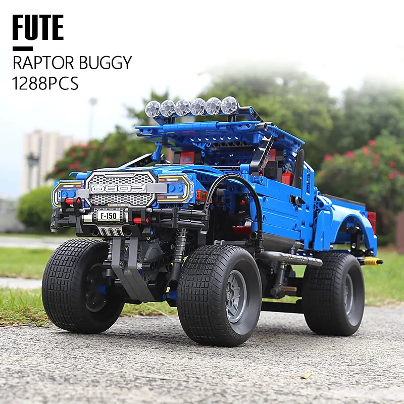 LP 701970 Совместимость с новой серии Technic F 150 Raptor машина пикап модель строительные