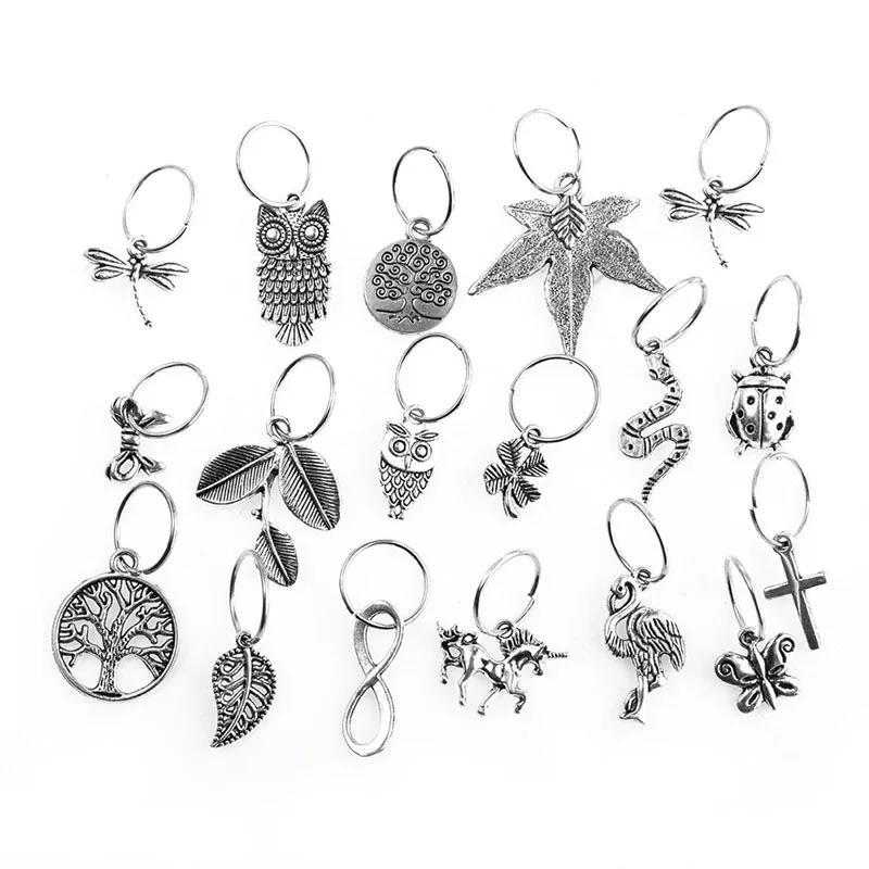 

1 шт. тибетское серебро мульти-стиль животное сова лист подвески кулон DIY ожерелье серьги для ювелирных изделий Аксессуары