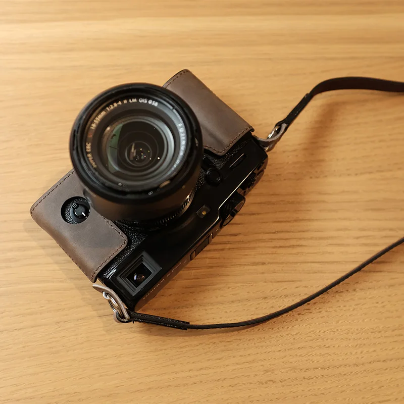 Кожаный защитный чехол для камеры Fuji X PRO3 xpro3 ручной работы из воловьей кожи|Сумки
