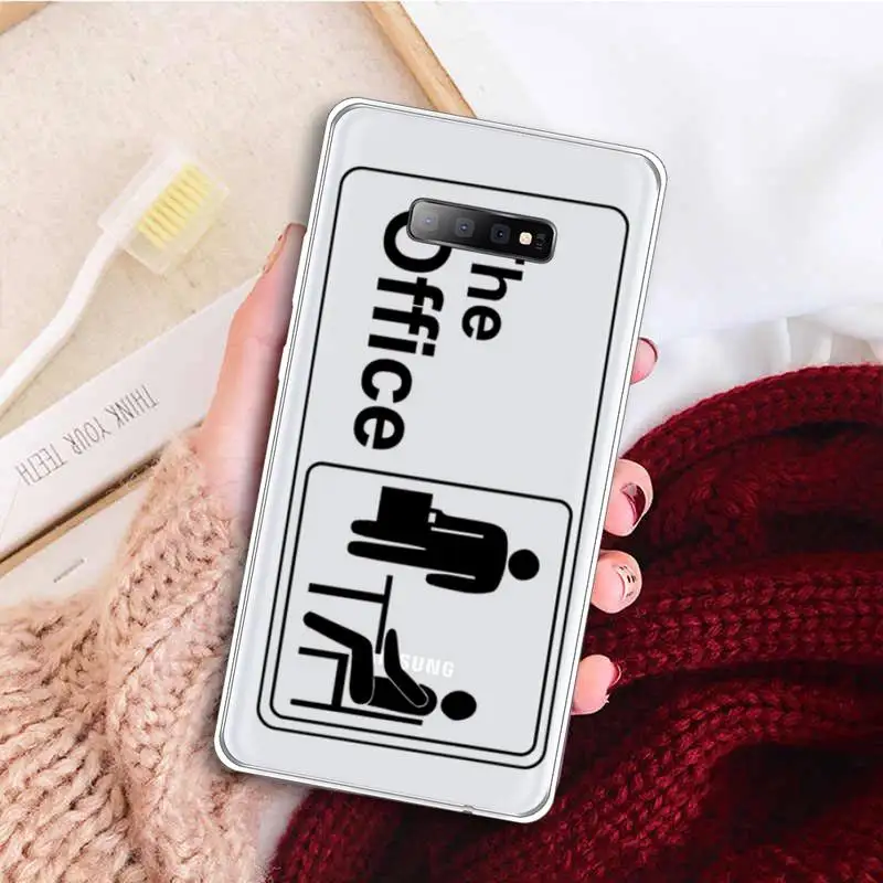 

The Office TV series Phone Case Transparent For Samsung Galaxy A 71 21s S note 8 9 10 plus 20 ultra