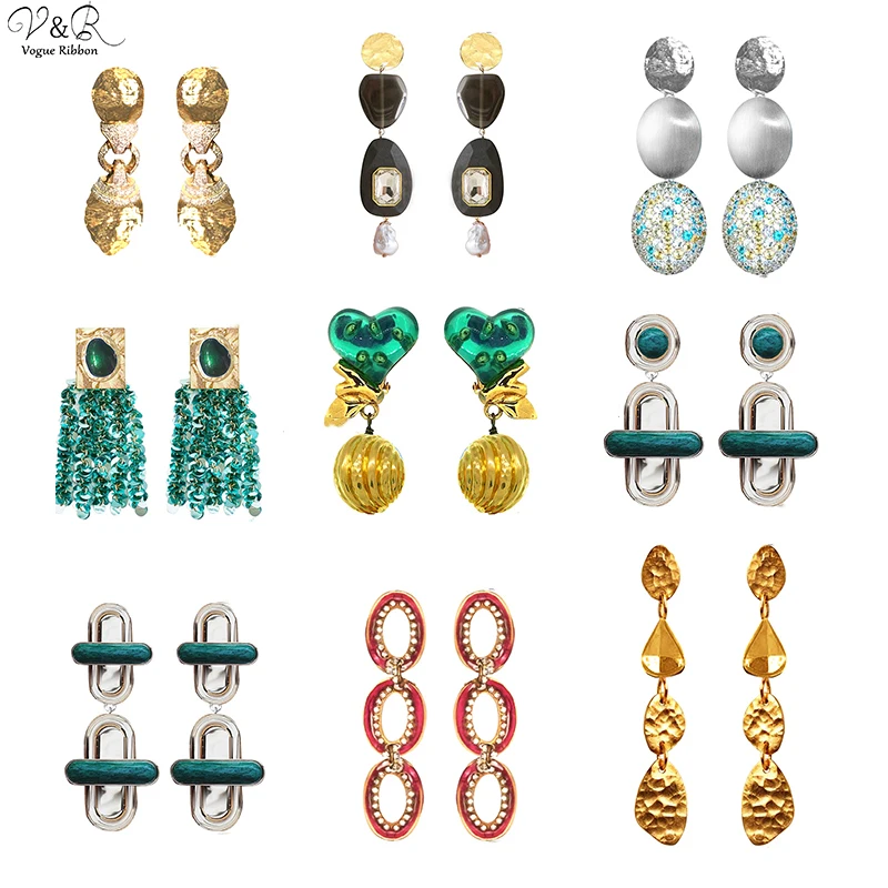 2020 серьги для женщин художественный эскиз позолоченная подвеска