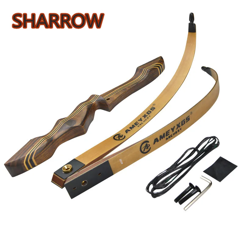 1 шт. деревянный Рекурсивный лук для стрельбы из лука 60 дюймов|Дартс| |