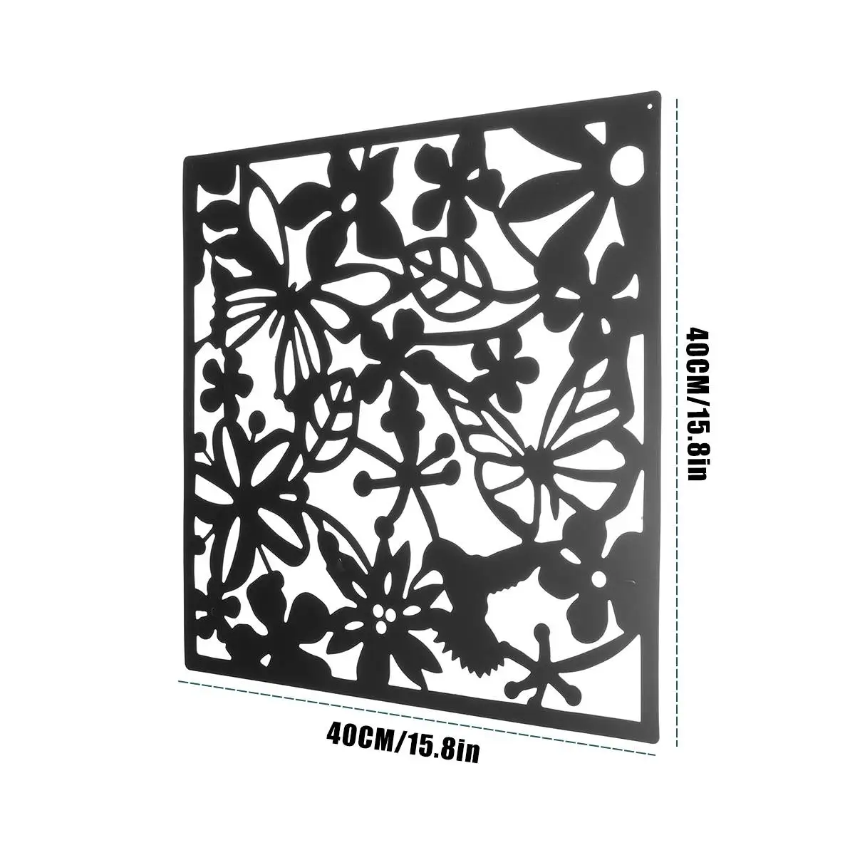 Для дома моды 12 шт Бабочка с птицей и цветами висит Экран перегородка