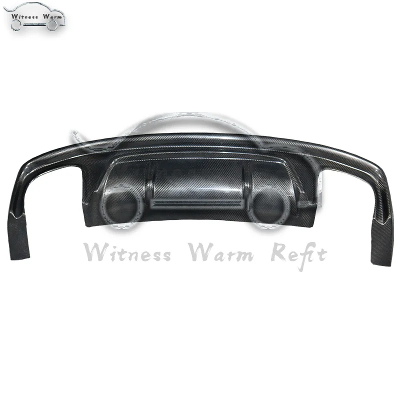 A4 B8.5 Spoiler Carbon Fiber Rear Bumper Diffuser Lip Spoiler For Audi Sport Sline And S4 Model 2013