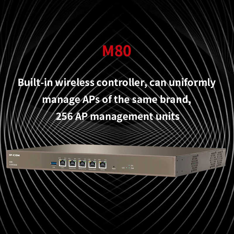 5-портовый маршрутизатор Gigabyte IPCOM M80 10/100/1000M для управления точками доступа