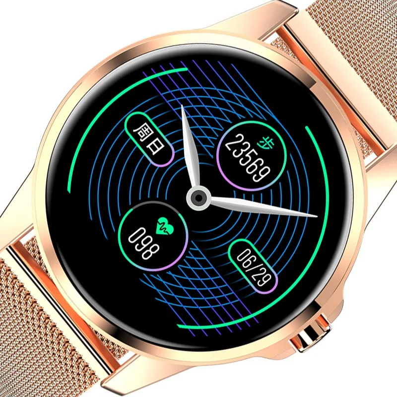 

Smart Watch Women Waterproof Heart Rate Blood Pressure Monitor Smartwatch for Ladies Watch