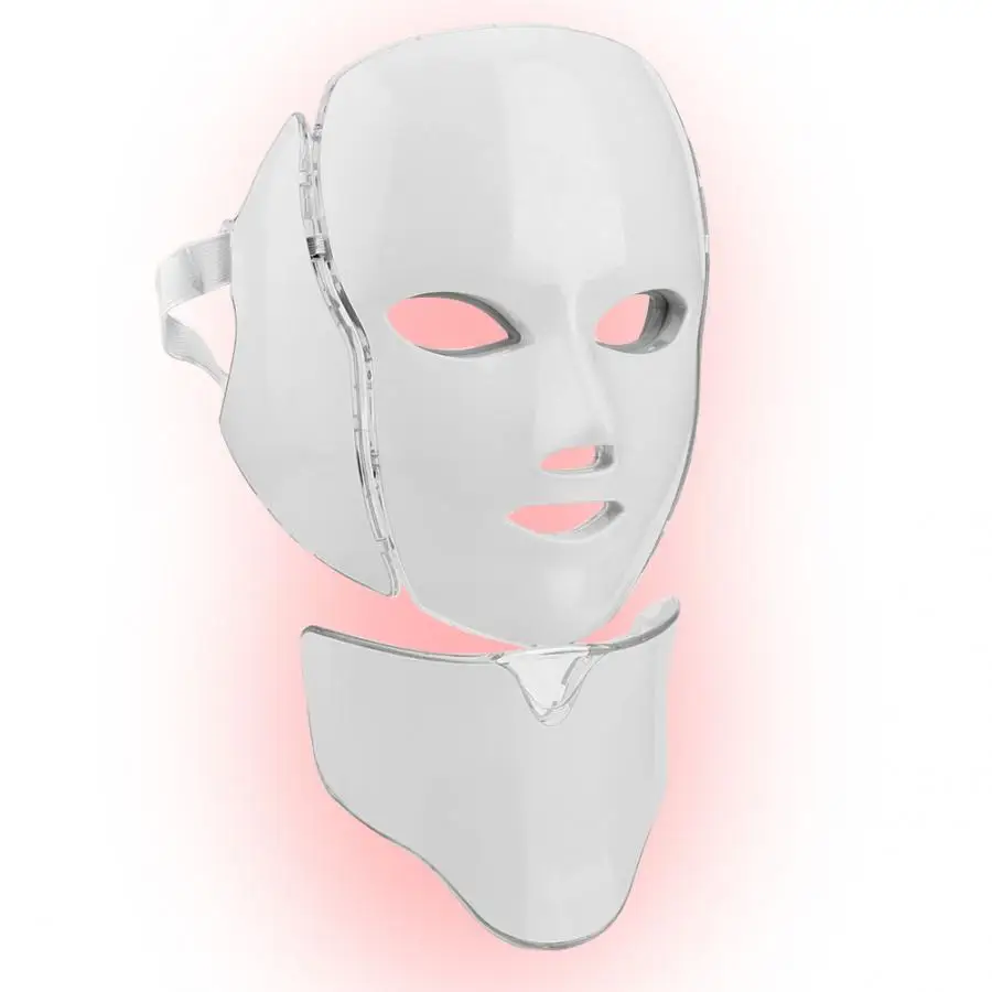 7 цветов светодиодный Фотон терапия омоложение кожи лица уход против старения