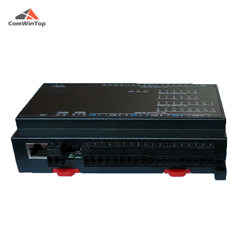 CWT-MB317D 8AI + 8DI 8DO (Силовые транзисторы NPN) RS485 RS232 Ethernet Modbus Rtu отложным воротником Tcp