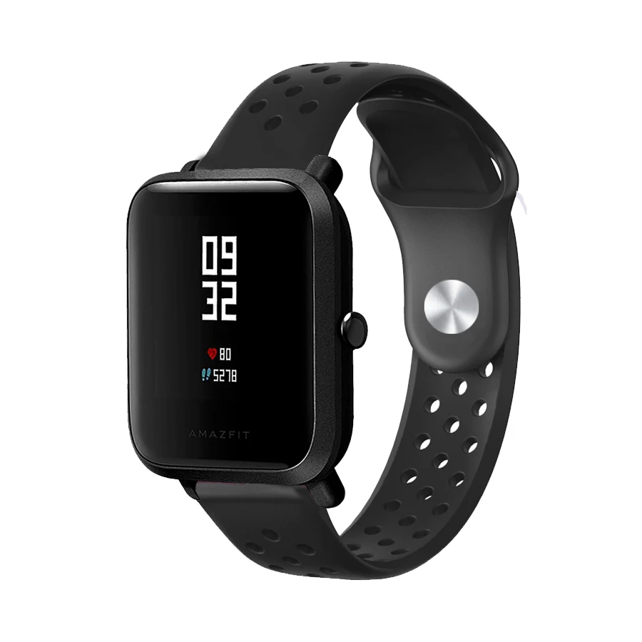 For Amazfit Bip Strap Sport Silicone Replacement Bracelet for Xiaomi Huami Amazfit Bip Lite Youth Accessories Watch Band 20mm