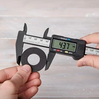 150mm 100mm electronic digital caliper carbon fiber dial vernier caliper gauge micrometer measuring tool digital ruler