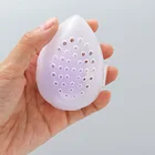 Косметическая Подставка для губки 1 шт., чехол для хранения, косметический блендер, держатель для буфетов, пустая Косметическая подставка в форме яйца, прозрачные затяжки, сушилка