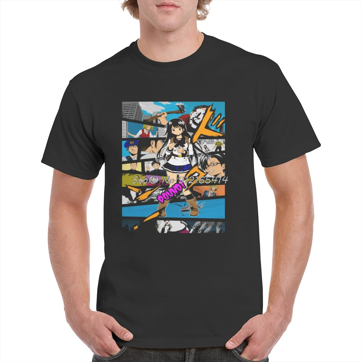 Женская/Мужская хлопковая футболка с высокой талией и принтом в стиле хип-хоп |