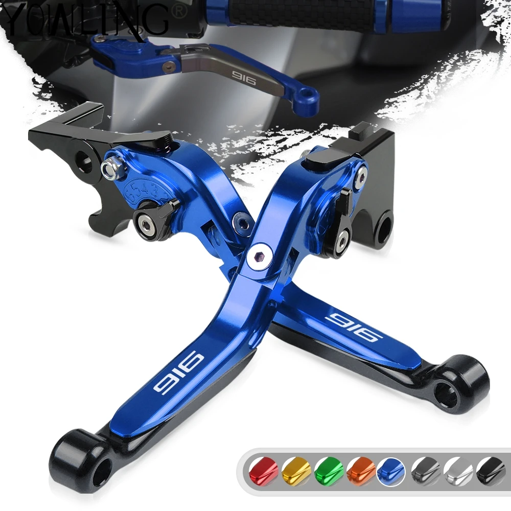 

Для DUCATI 916 1998 аксессуары для мотоциклов CNC алюминиевые регулируемые складные выдвижные рычаги тормозной муфты