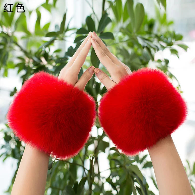 Женские зимние нарукавники 2019 Новые поступления женские теплые манжеты из