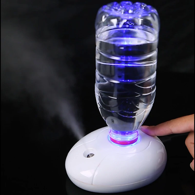 

Mini Humidifiers for Bedroom,Small Cool Mist Humidifiers with Night Light,USB Personal Desktop Portable