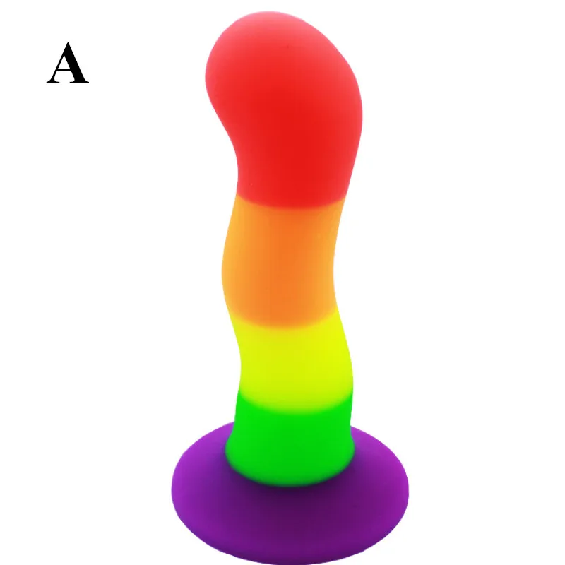 Секс товары 3 размера красочный реалистичный фаллоимитатор с присоской