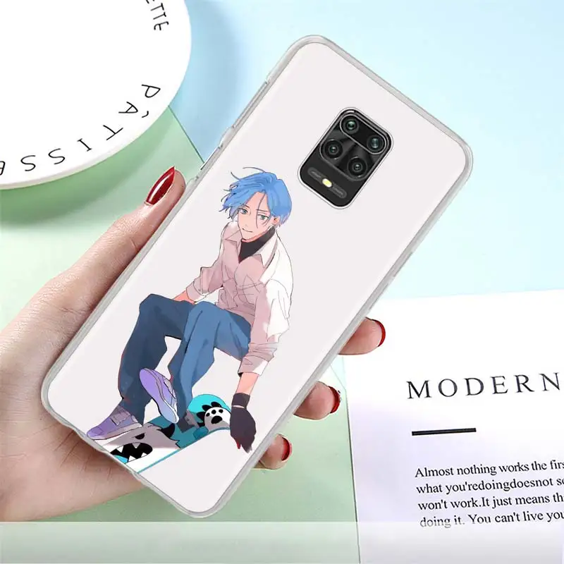

SK8 the Infinity SNOW REKI Phone Case for Xiaomi Redmi Note 9S 8T 8 Pro 9 7 9A 8A 7A K40 K30 10 Pro Hard PC Back Cover Fundas