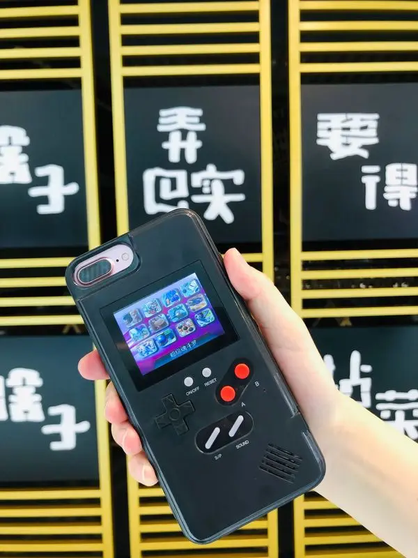 black Игровой чехол для телефона, игровая задняя крышка, геймерский чехол для iPhone 6/7/8 6 p/7 p/8 plus XR для huawei P20 P30 pro, чехол s, подарок другу ребенку - Цвет: black