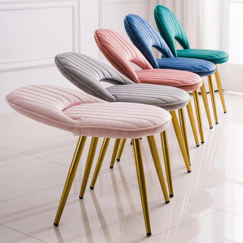 Скандинавский Ins светильник роскошный стул для столовой Досуг креативный задний