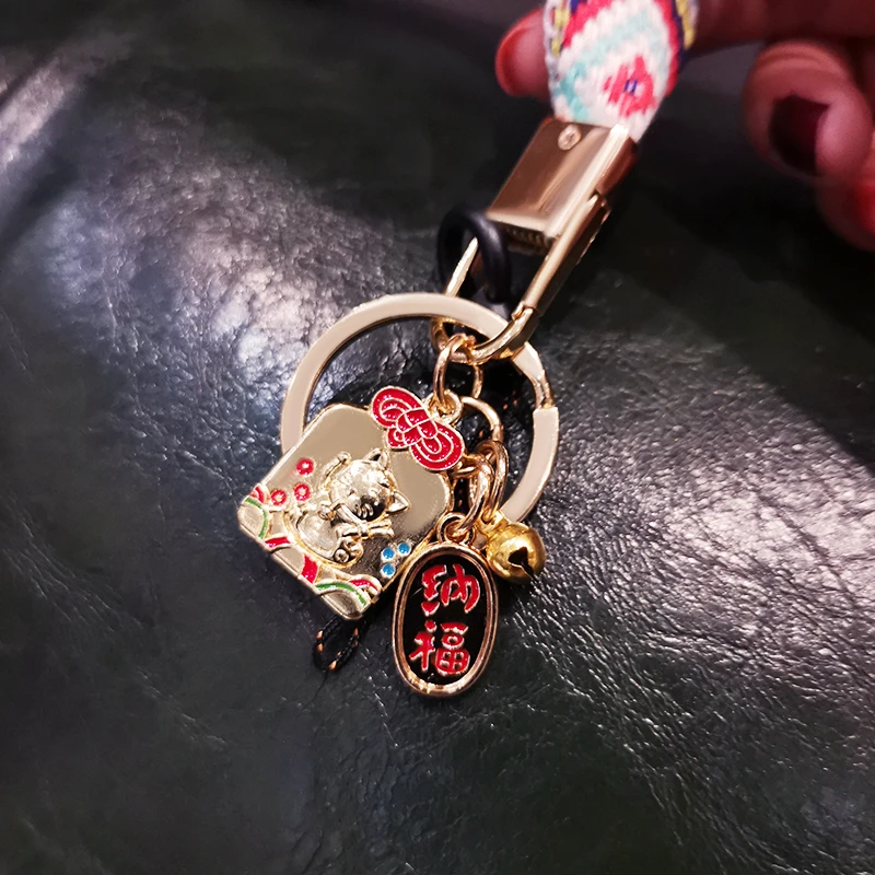 Chinese Lucky Bag Phone Lanyard Strap for Iphone Huawei Redmi Samsung Xiaomi Mobile Phone ID Card Long Hanging Rope String