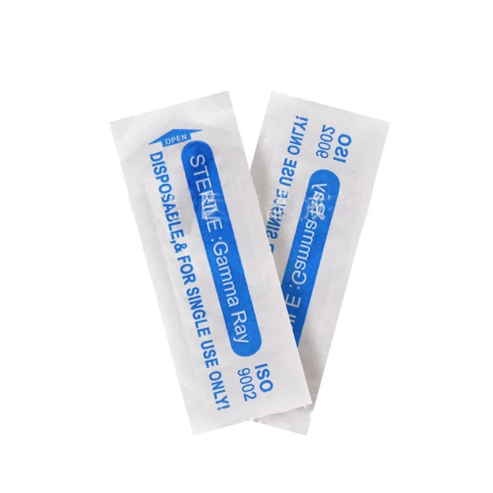 

50pcs Tattoo Needles Microblading Shading Round blade 0.3mm Closing R3/R5 Loose-3R/5R/9R/11R/17R/21R white/red sharpening makeup