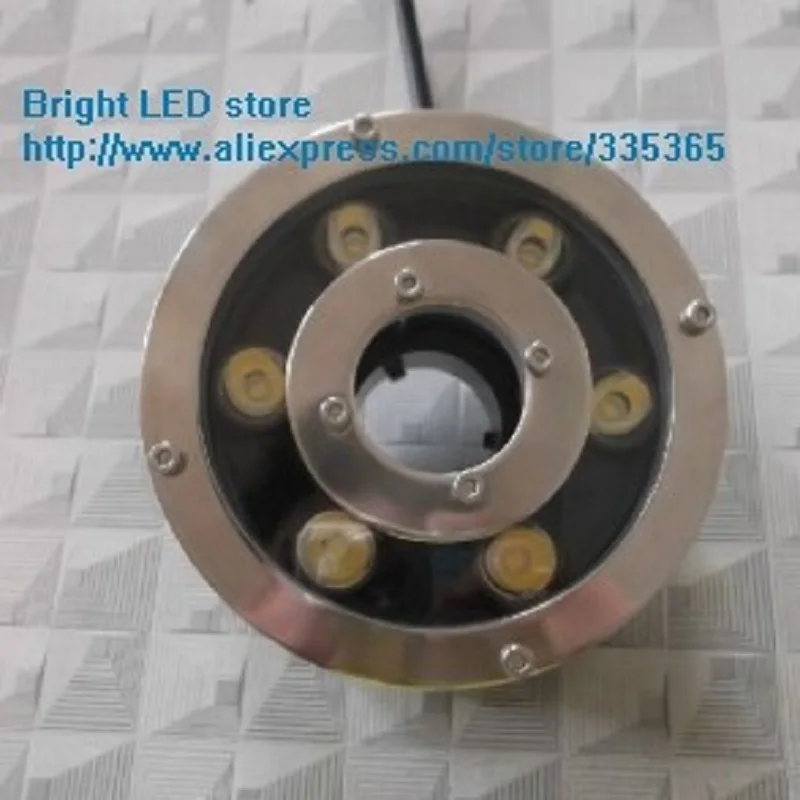 Светодиодная RGB цветная подводная лампа для бассейна из нержавеющей стали 9 Вт