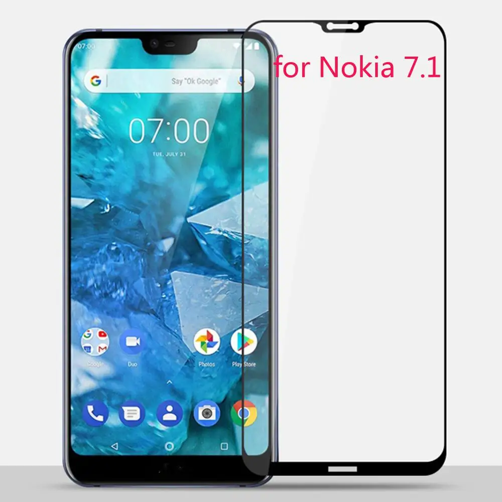 Закаленное стекло для Nokia 8 1/7 1 Plus / X7 9H 2.5D|Защитные стёкла и плёнки телефонов| |
