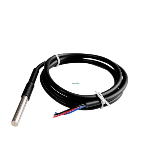 2m CABLE DS18B20 Температурный датчик модуль комплект водонепроницаемый 100 см цифровой датчик кабель из нержавеющей стали зонд терминал адаптер для Arduino - Цвет: 2m CABLE