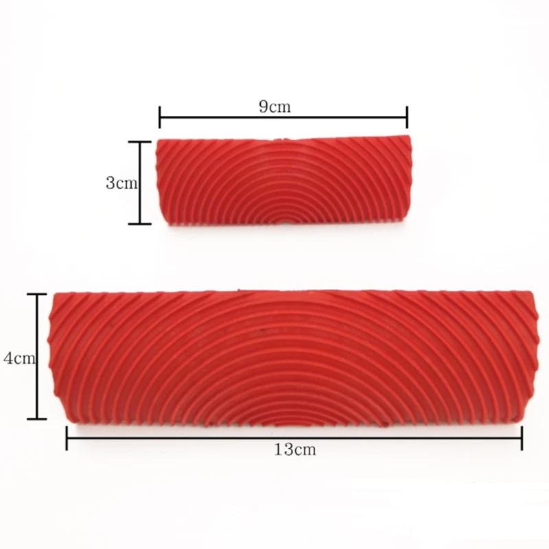 

Rubber Imitation Wood Grain Paint Roller Brush Wall Painting Sets Wall Texture Art Painting Graining Painting Tool