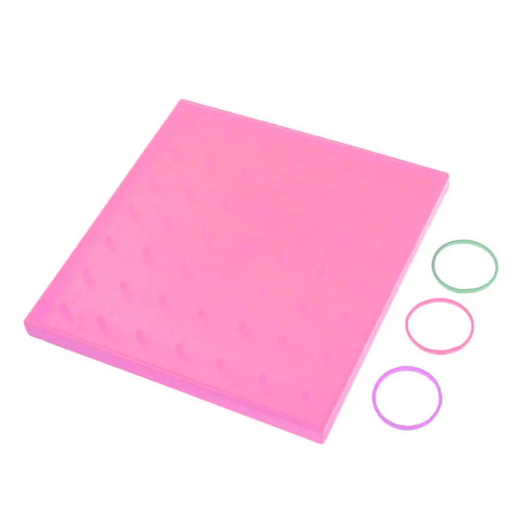 

Plastic Nail Plate Primary Mathematics Nailboard Tool Geometry Demo Kids Educational Toy Kindergarten Teaching Instrument Toy