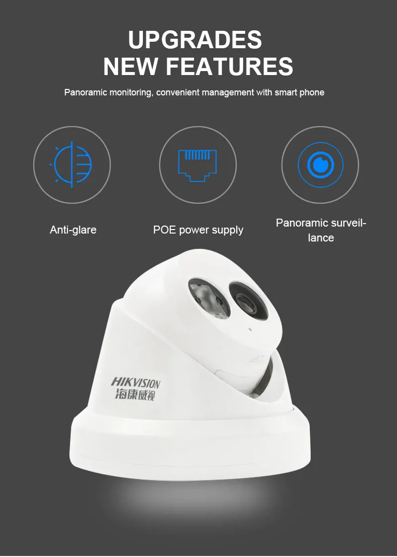 HIKVISION DS-2CD3325-I китайская версия 2MP 1080P купольная IP камера IR 30M Поддержка ONVIF PoE P2P приложение мобильное управление наружное использование