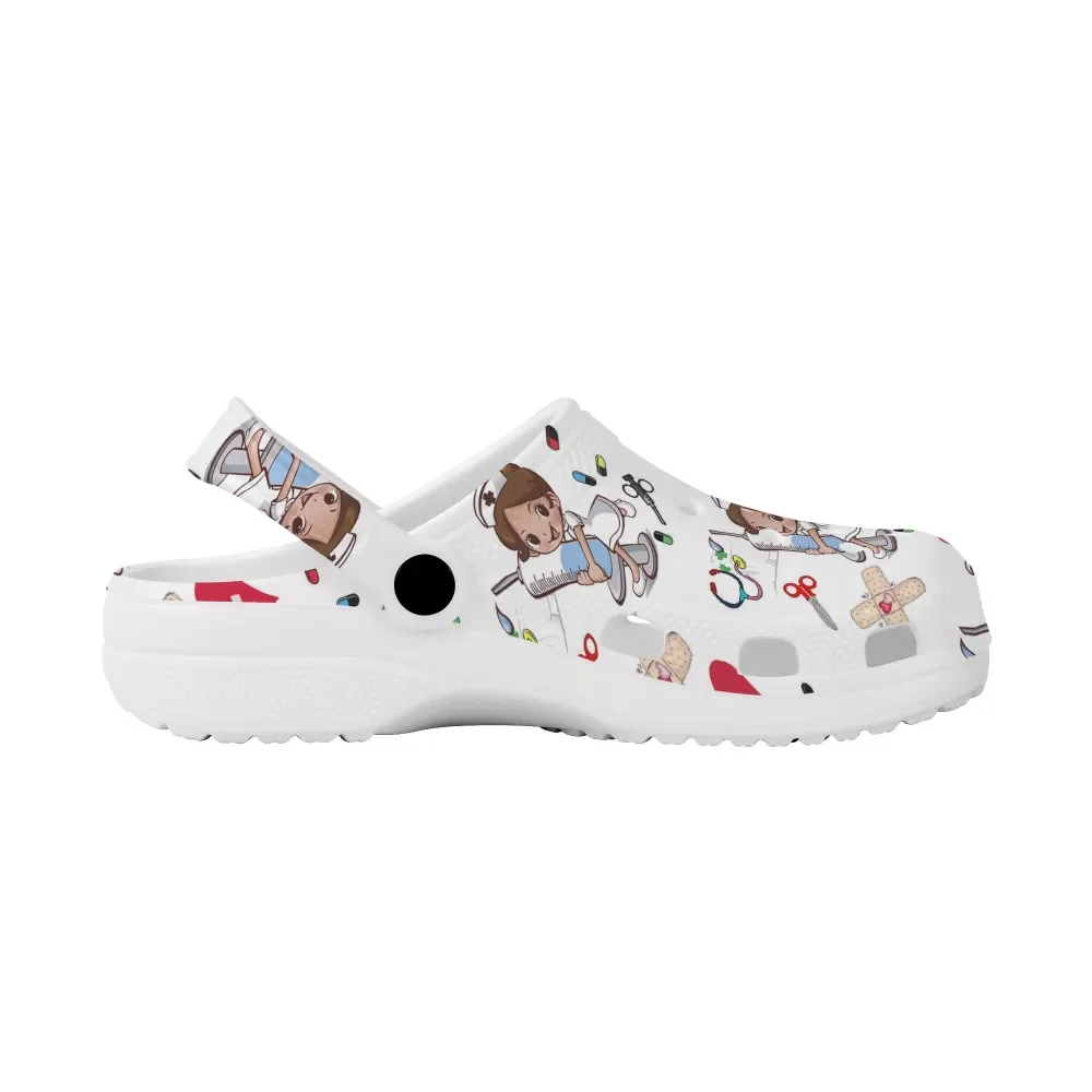 Verkauf FORUDESIGNS Cartoon Krankenschwester Katze Schöne Muster Damen Hausschuhe Sommer Atmungs Hause Casual Sandalen Für Frauen Alias De Mujer