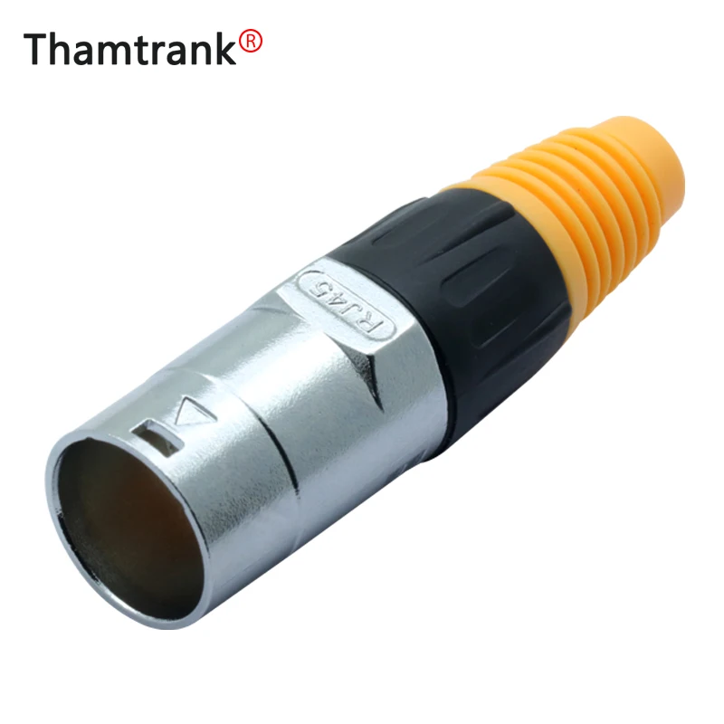 10 шт./Лот Водонепроницаемый штекер RJ45 8P8C разъем Ethernet гнездо водонепроницаемый IP65