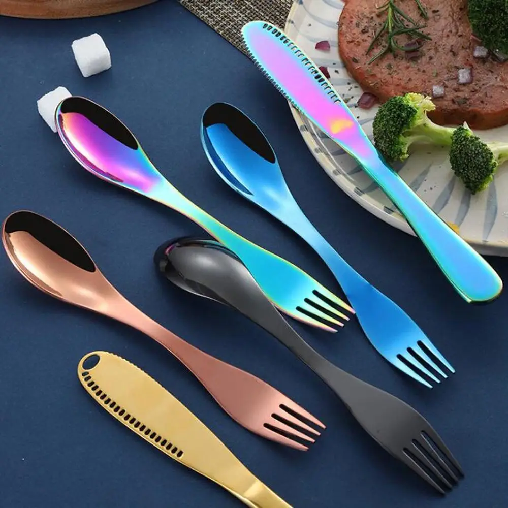 Столовые приборы из нержавеющей стали нож для масла с отверстием лопатка торта